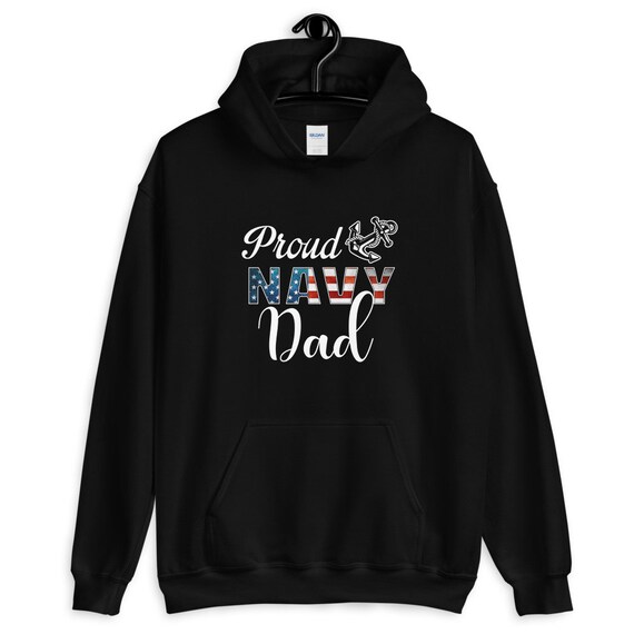 navy dad hoodie