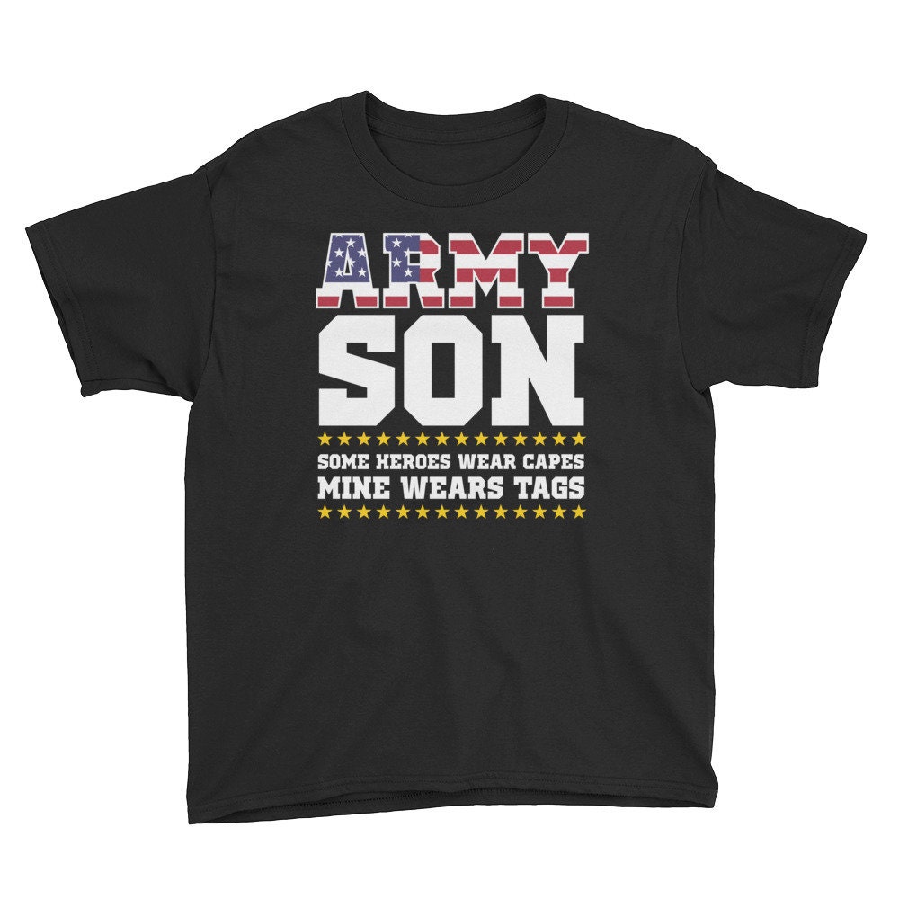 Youth size Proud Army Son T Shirt Military Son Shirt My Hero Etsy
