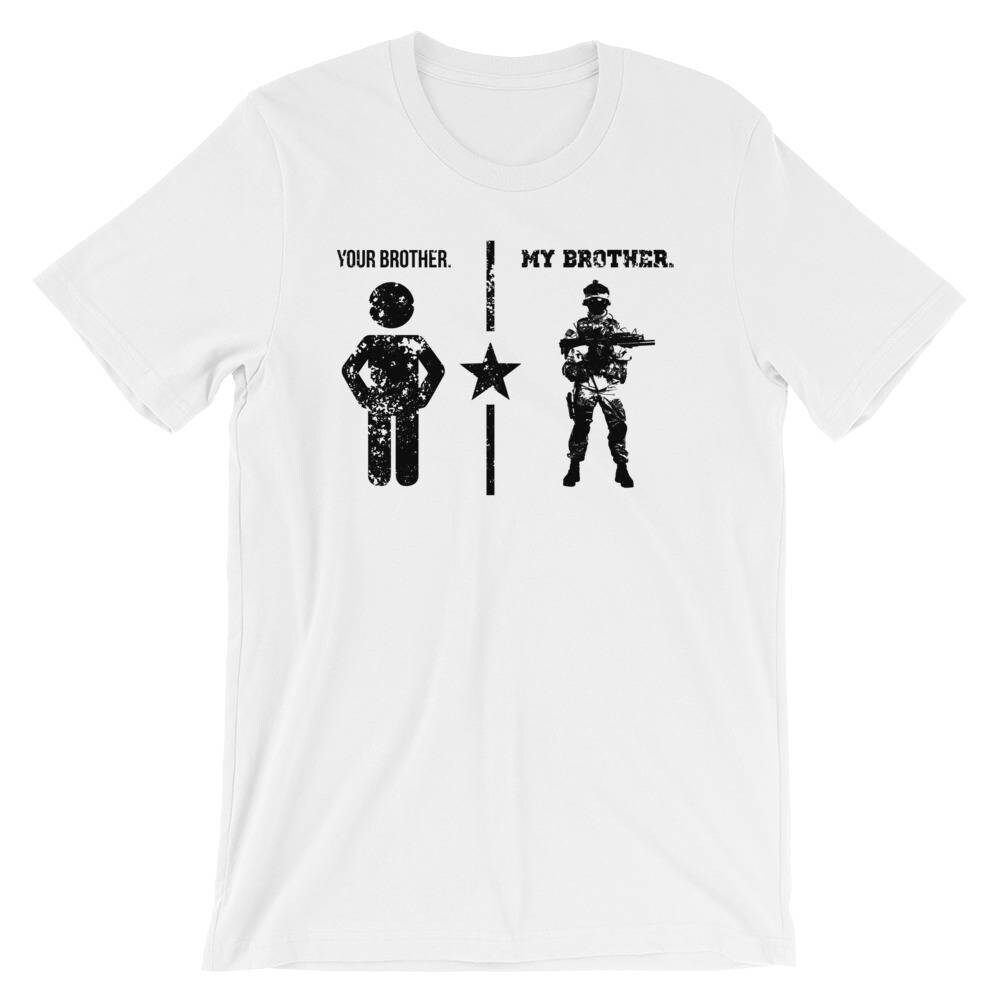 Proud Army Brother T Shirt My Brother 