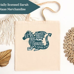 Throne of Glass Tote Bag Sarah J Maas Book Lover Merch SJM TOG Bag Bookish Merch SJM Reusable Bag Throne of Glass Book Gift for Book Lover