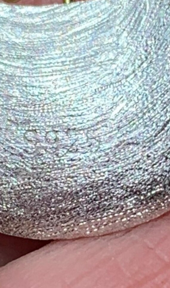 Very unique solid sterling silver basket with gol… - image 6