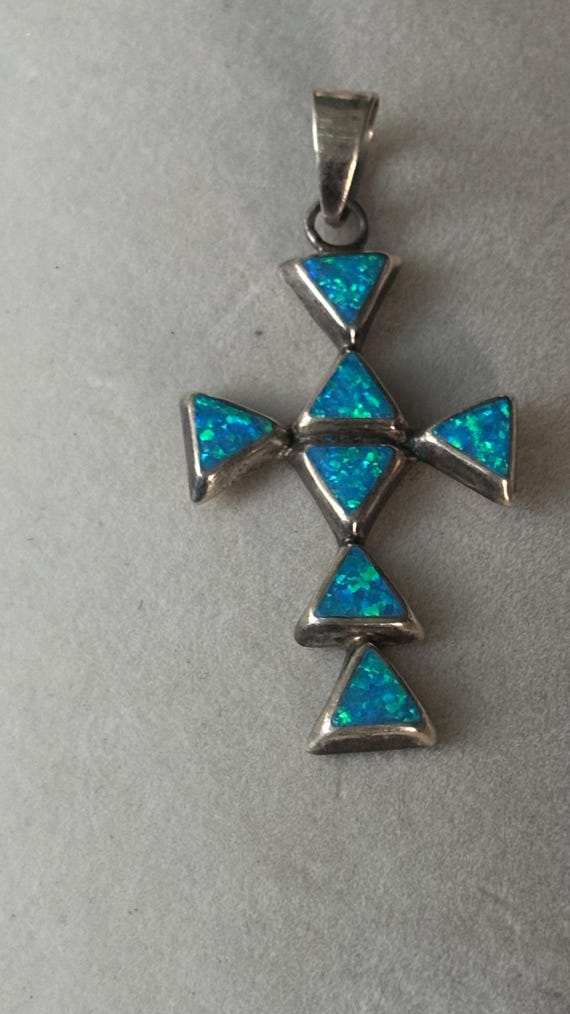 Very beautiful solid 950 Sterling native American… - image 3