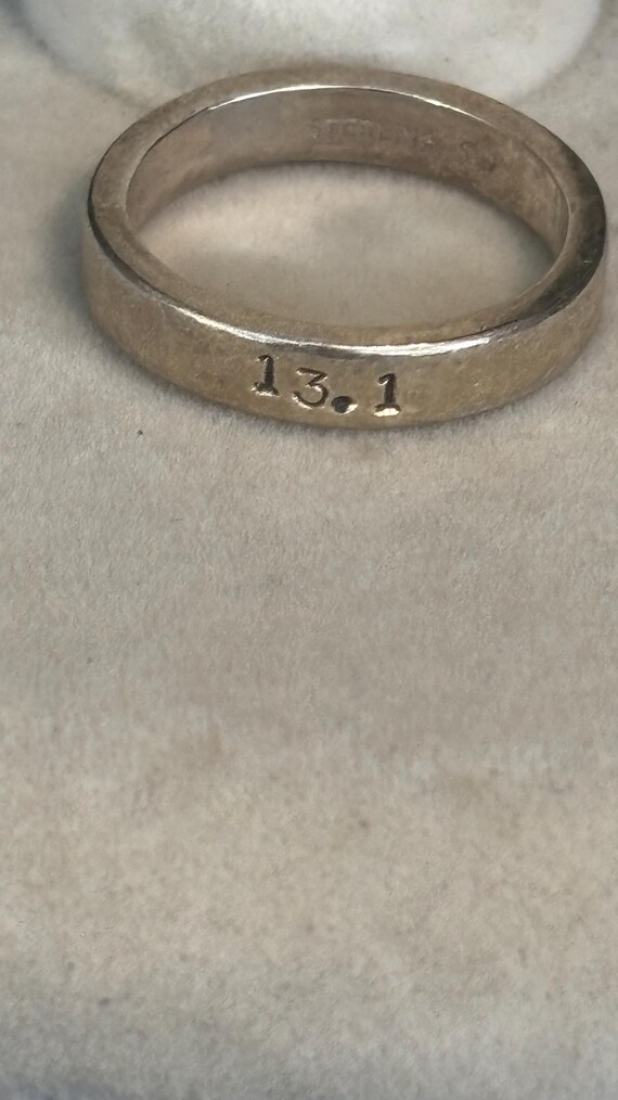 Sterling silver ring size 8 - image 3