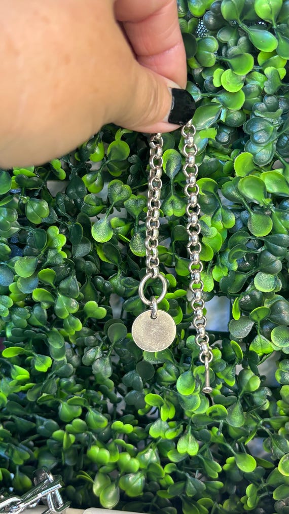 Solid sterling silver roll Link bracelet - image 1