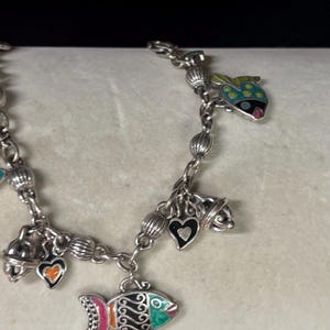 Brighton "Lil' Sea" Enamel Fish Charm Bracelet immagine 4