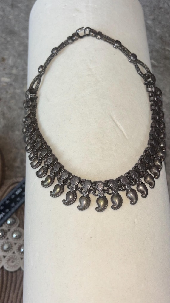 India Rajasthan solid silver cones pendants beads… - image 3