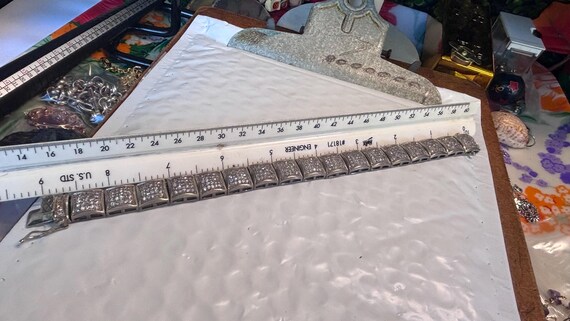 Huge, large heavyweight, solid sterling silver CZ… - image 4