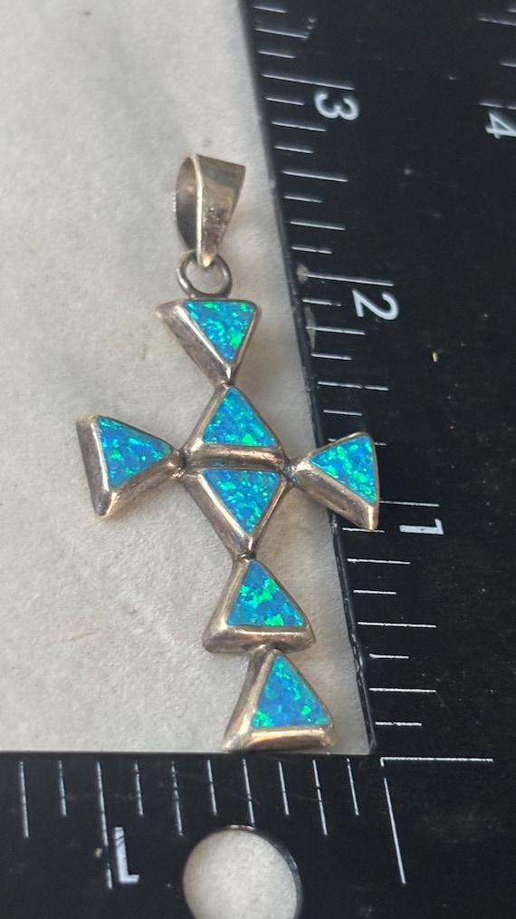 Very beautiful solid 950 Sterling native American… - image 1