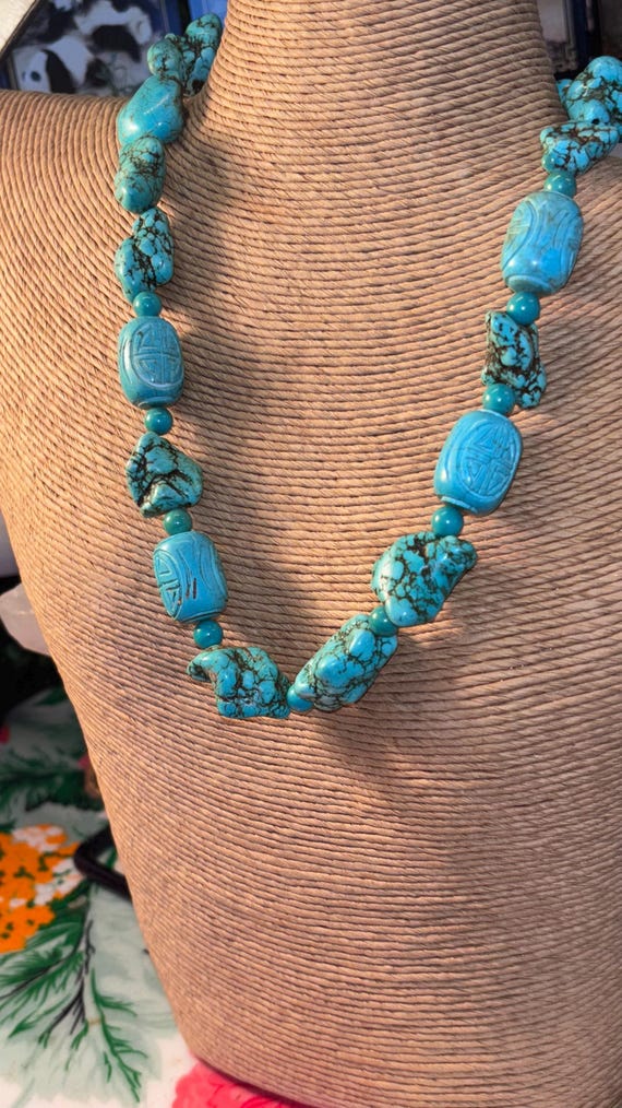 Absolutely, beautiful statement, turquoise and ca… - image 1