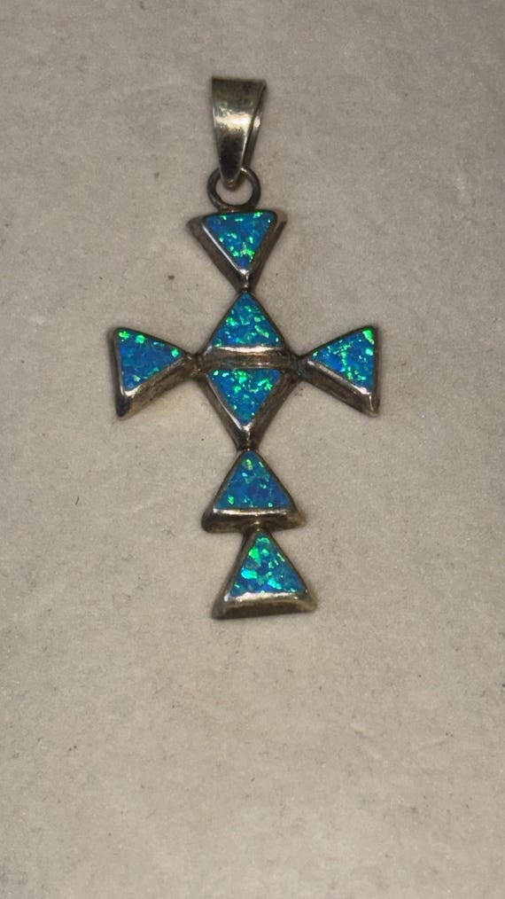 Very beautiful solid 950 Sterling native American… - image 5