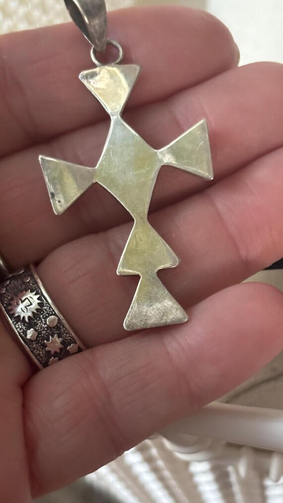 Very beautiful solid 950 Sterling native American… - image 4