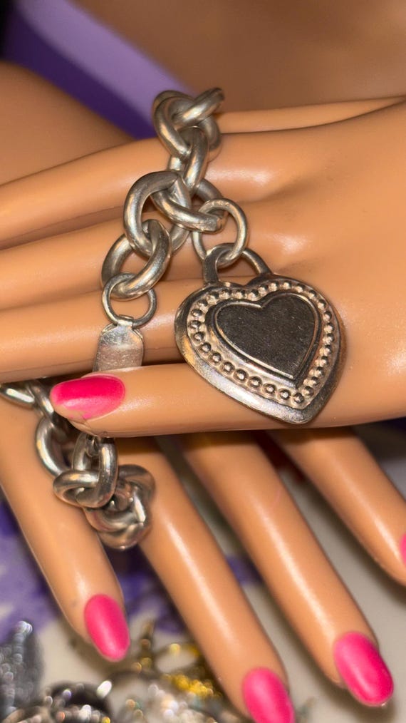 Solid sterling silver, Judith Ripka toggle Star y… - image 3