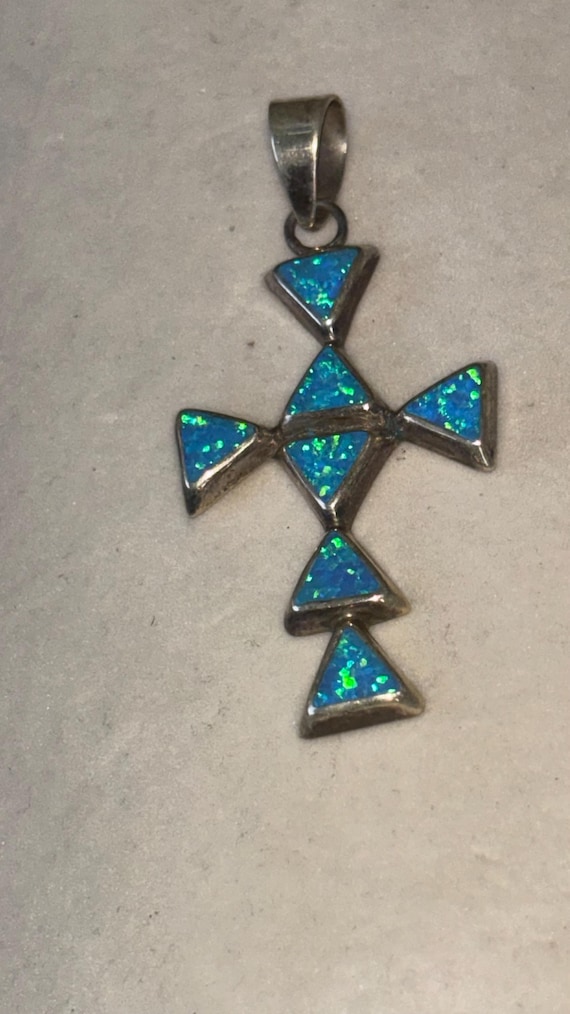 Very beautiful solid 950 Sterling native American… - image 6