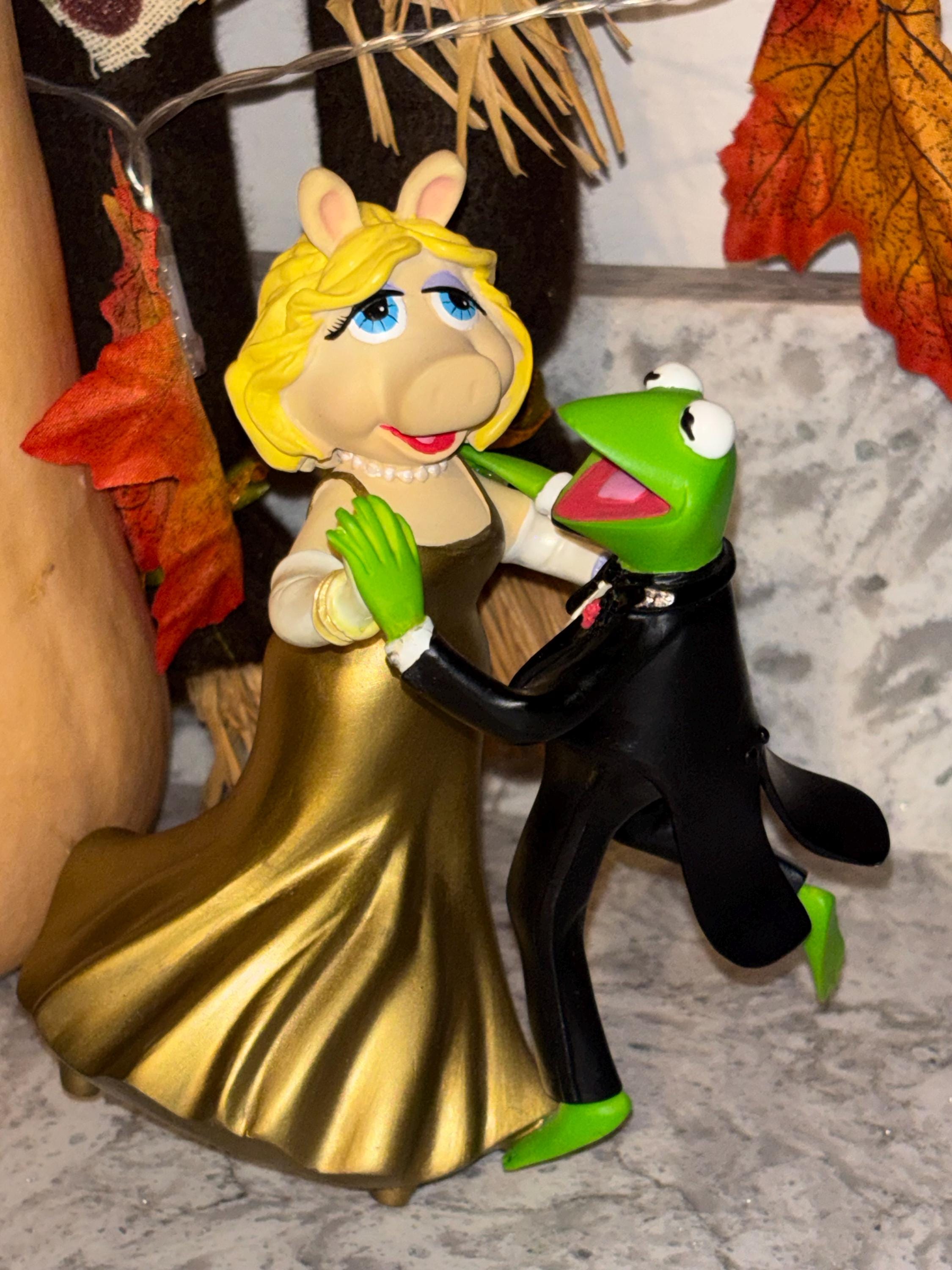 Kermit and Miss Piggy Figurine - Etsy