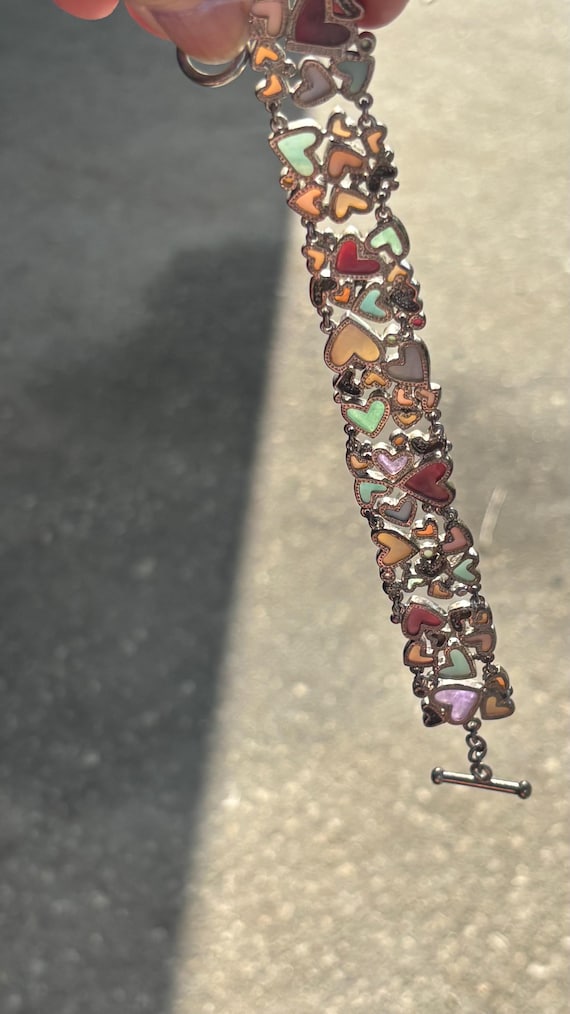 Beautiful, solid sterling silver, natural gemston… - image 2