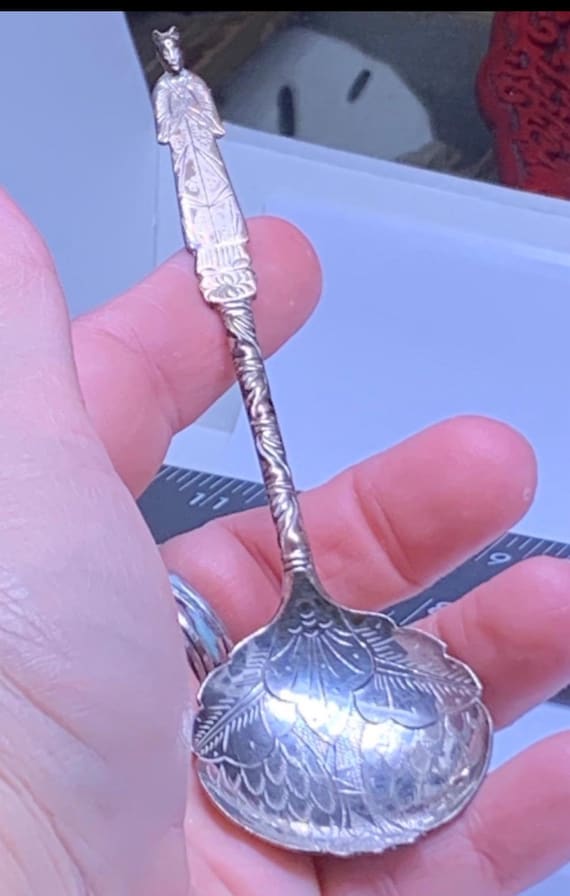 antique sterling silver spoon