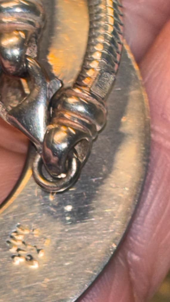 Gorgeous solid sterling silver necklace over 50 g - image 5