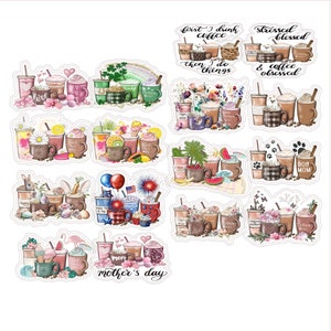 Holiday Planner Stickers: Kiss-Cut Functional & Decorative Stickers