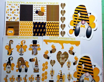 Honey Bee  Planner Stickers  Bee Sticker  Gnome Sticker