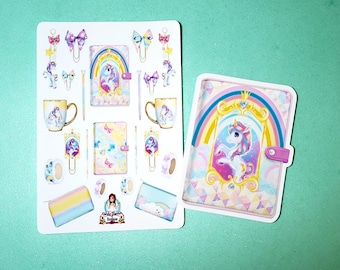 Unicorn Sticker   Planner Sticker   Rainbow Sticker