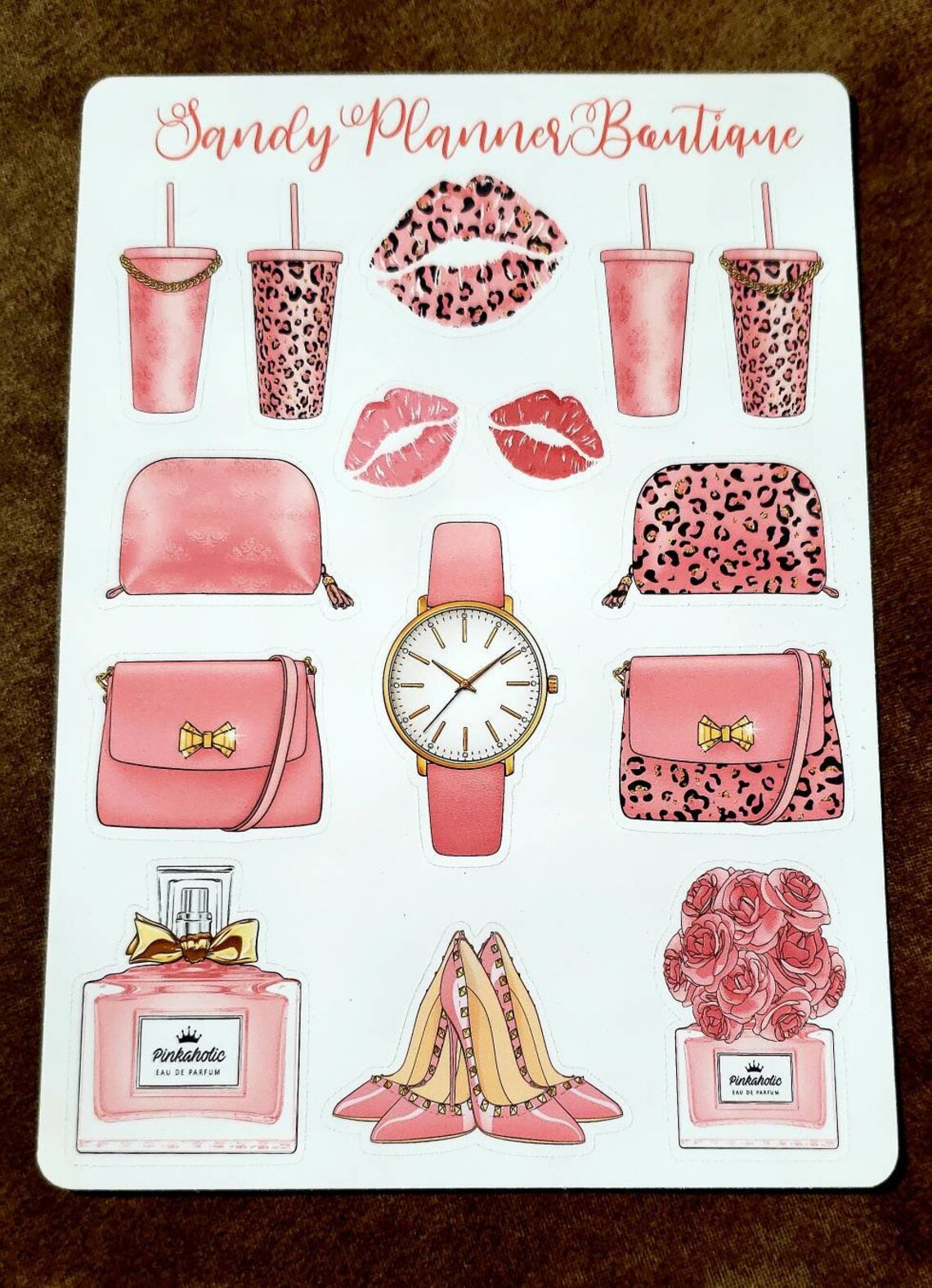 Everything Pink Planner Stickers Planner Girl Stickers | Etsy