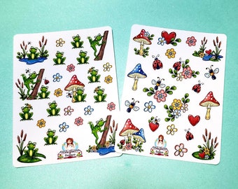Planner Stickers       Fun Frogs and Toadstools     Planner Girl Stickers