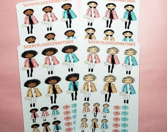 Planner Stickers     Business Girls     Planner Girl Stickers