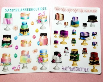 Planner Sticker    Fancy Cake Sticker   Easter Sticker   Planner Girl Sticker   Scrapbook Sticker