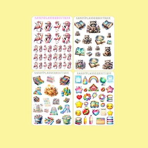 Autocollant pour la rentrée scolaire Autocollants pour filles Autocollant décoratif Autocollant fonctionnel Agenda hebdomadaire Autocollant pour calendrier