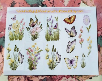 Spring Bloom box stickers