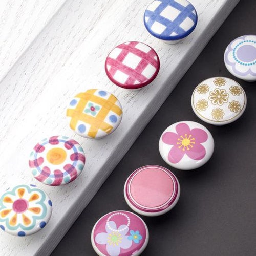 Colorful Handles Drawer Knobs Pulls Dresser Knobs Pull Kitchen Etsy