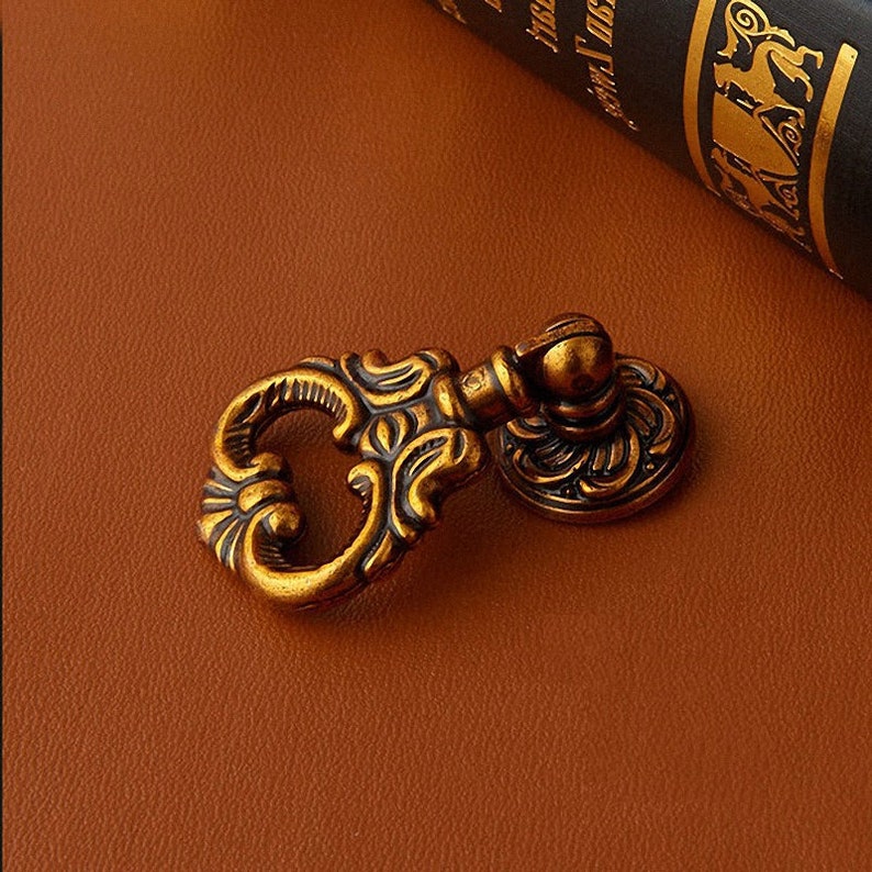 Vintage Style Dresser Knob Drawer Handle Knob Antique Kitchen Cabinet Door Knob Handle Bedroom Furniture Hardware Knob Handle image 6