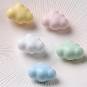 Perillas para gabinetes, manijas para habitaciones de niños, manijas para tocador, manijas para cajones, manijas decorativas, perillas para muebles con forma de nube, estrella, luna o corazón
