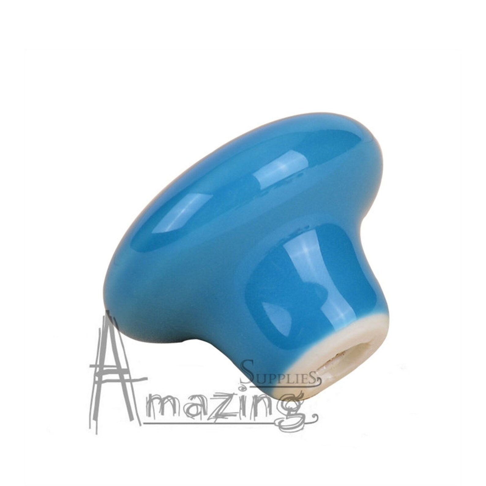 Colorful Kids Childrens Drawer Knobs / Ceramic Knobs Kitchen Etsy