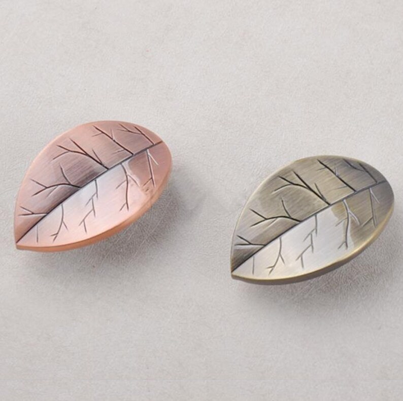 Antique Leaf Knobs Dresser Knob Drawer Knobs Pulls Handles Etsy