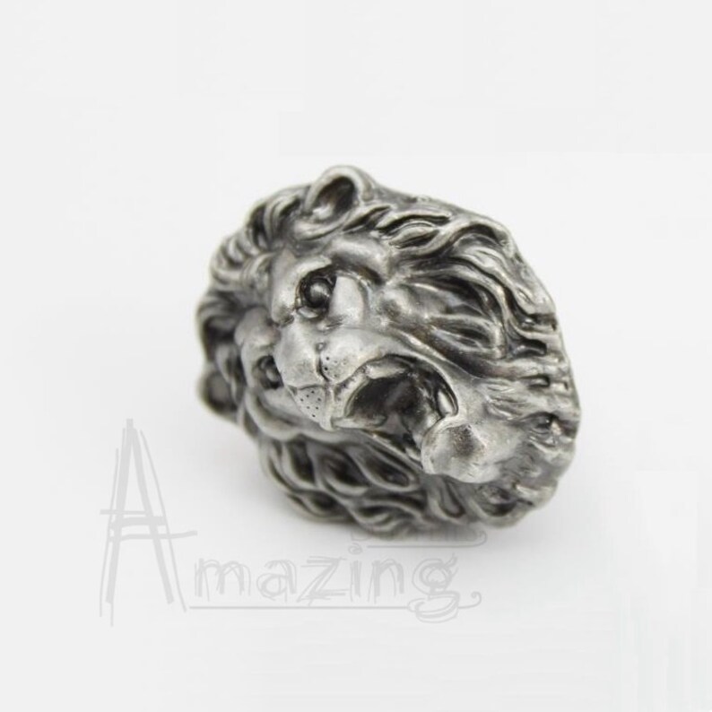 Lion Knobs Animal Design / Dresser Knobs Drawer Knobs Etsy