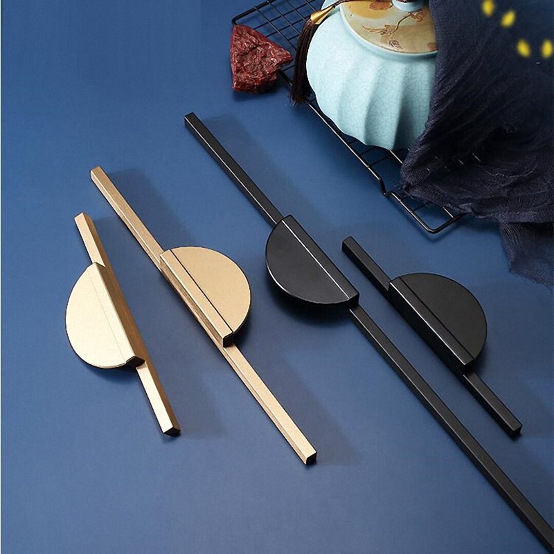 Modern Kitchen Handle Pulls Drawer Brushed Pulls Knobs Door