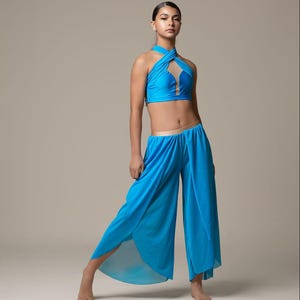 Boho set. Two piece modern contemporary dance performance and convention set