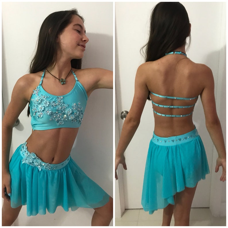 Dance top and briefs skirt. Sold without applications nor Etsy
