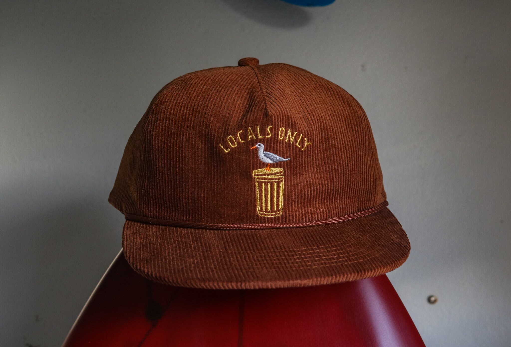 Locals Only 5 Panel Brown Corduroy Hat - Etsy