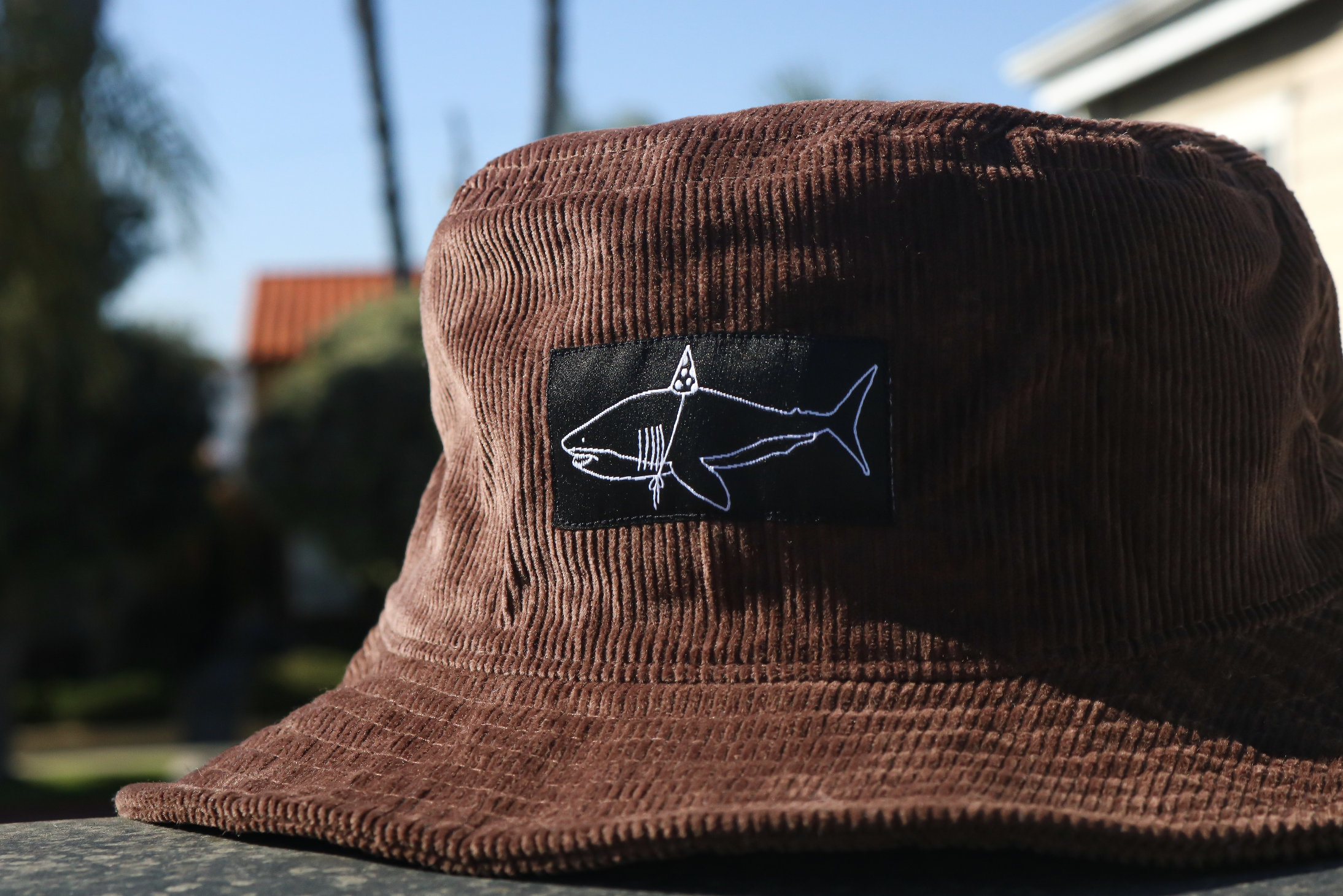 The Weekend Bucket Hat: Dark Brown Corduroy
