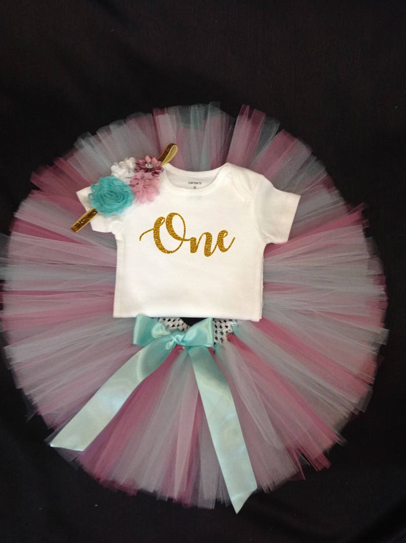 First Birthday Girl Outfit Birthday Tutu 1st Birthday Tutu Cake Smash First Birthday Outfit Girls Birthday Tutu 1st Birthday Tutu Set