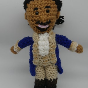 Revolutionary War Crochet Doll