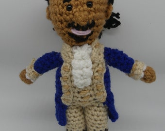 Revolutionary War Crochet Doll