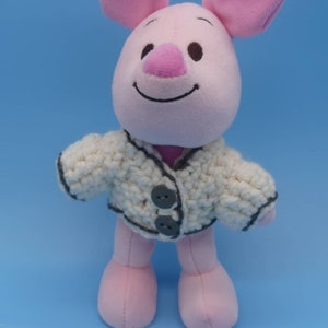 Cardigan with Stars- Fits most small stuffed animals