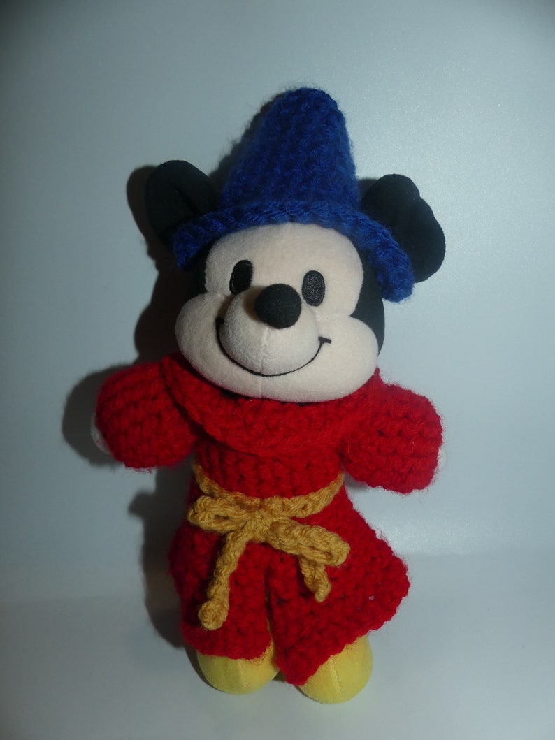 Sorcerer Crochet Outfit for Small Stuffed Animals zdjęcie 1