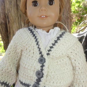 Cardigan with Stars- Fits Most 18 Inch Dolls & Stuffed Animals