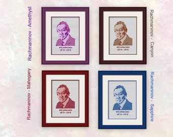 Rachmaninov - Demi-pointure - Tableau transparent - Costume pour débutants