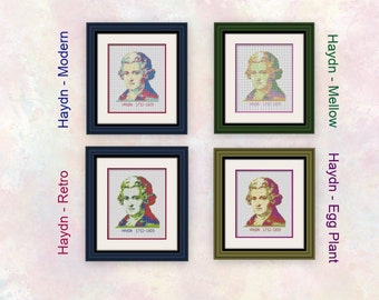 Haydn - Taille réelle - Graphiques transparents - Convient pour les débutants