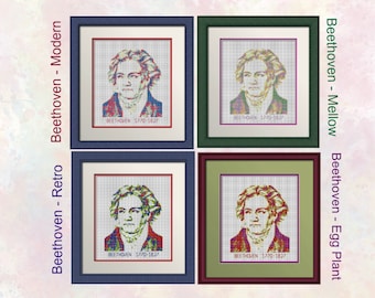 Beethoven - Taille réelle - Graphiques transparents - Convient pour les débutants